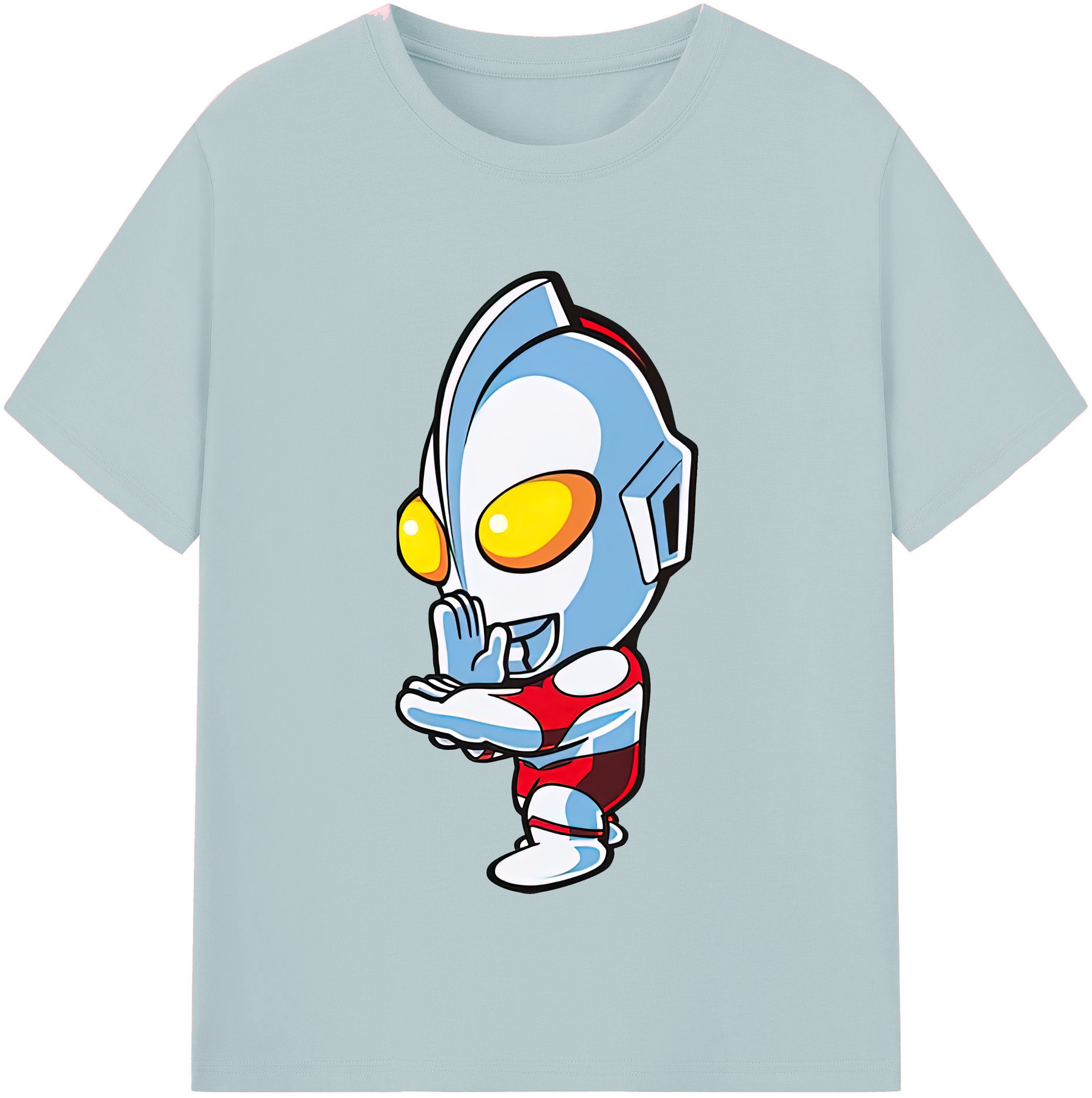 （画像用） ウルトラマン Ultraman 綿100％半袖Tシャツ（フロントプリント）
